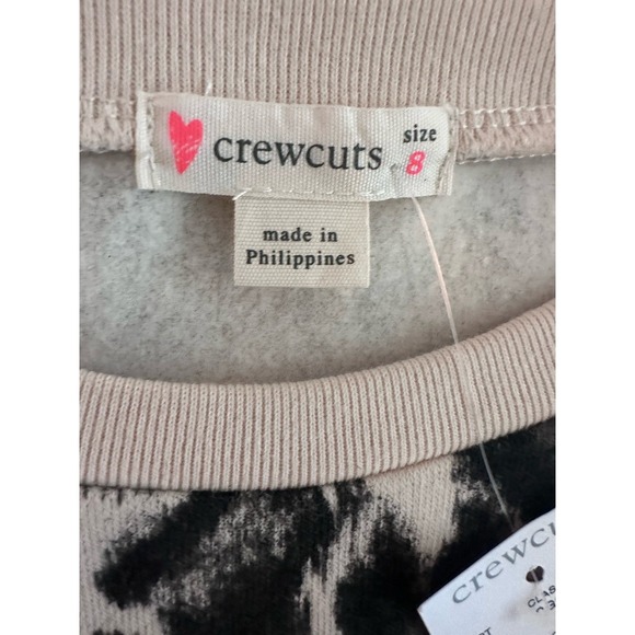 Crewcuts NWT Dress Girls 8 Animal Print Leopard Ruffle Long Sleeve Cotton Blend - Picture 6 of 10